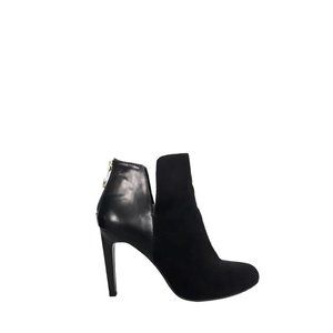 Zara Trafaluc Suede Heel Ankle Boot